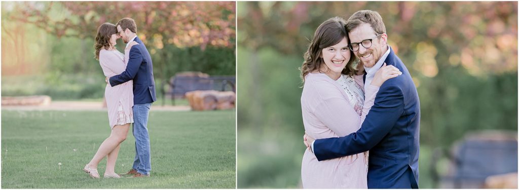Sioux Falls pink engagement session
