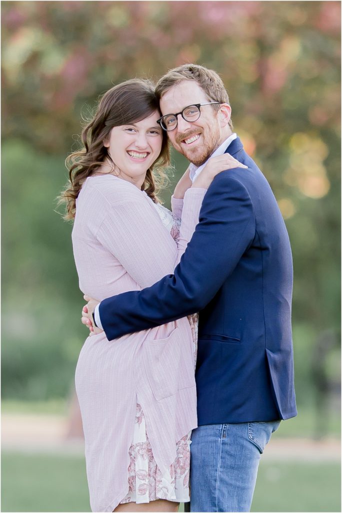 Sioux Falls pink engagement session