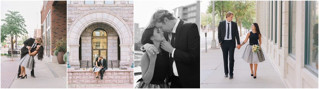 Best spots for engagement pictures in South Dakota - Downtown Sioux Falls