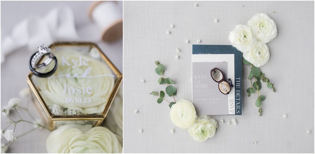 Summer wedding Details | Light and airy flat lay | Sioux Falls, SD