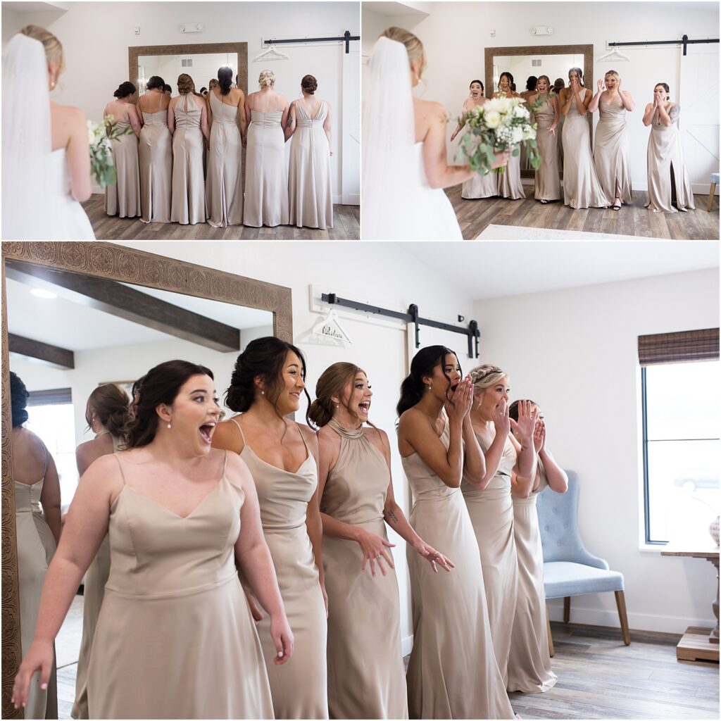 Summer Sioux Falls Wedding | bridesmaids