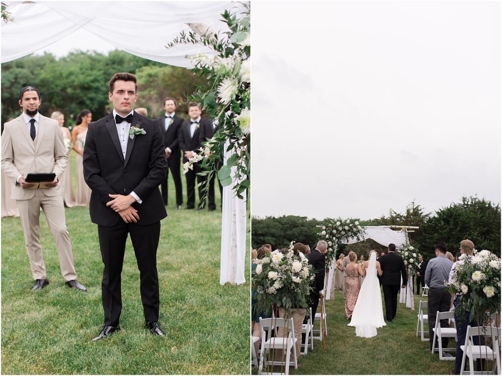 Summer Sioux Falls Wedding | Outdoor ceremony