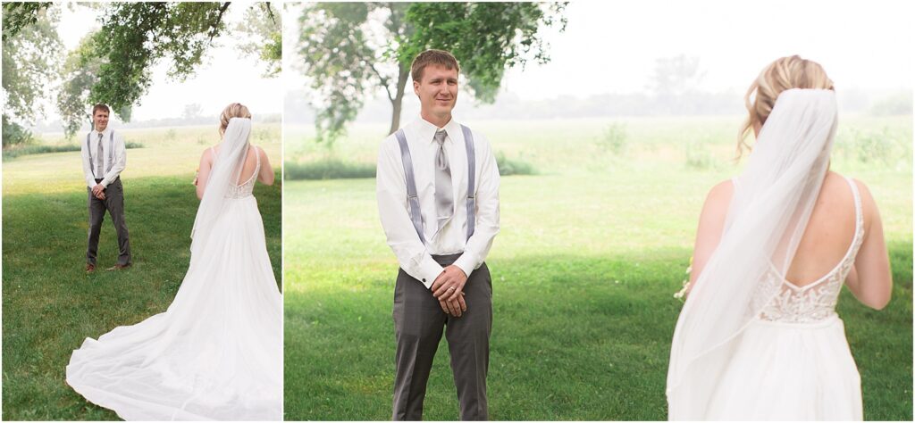 Wedding editorial - first look - Minnesota Photographer