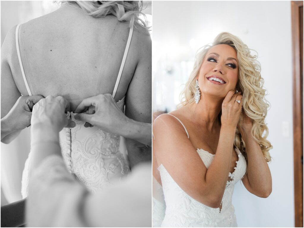 Sage and lavender summer wedding - Getting ready photos