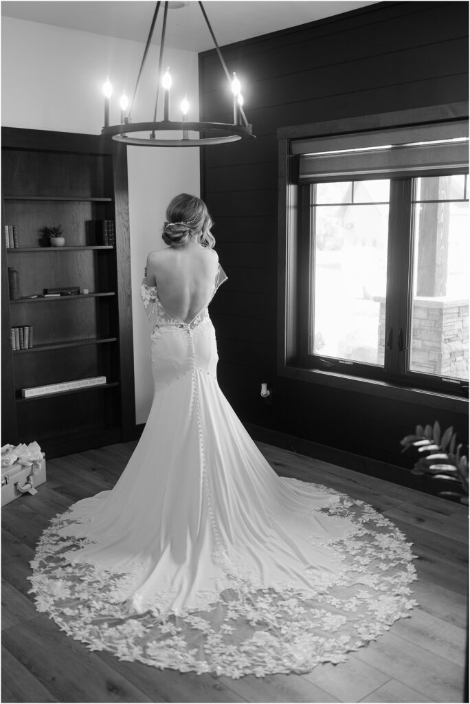 South Dakota Outdoor Wedding - Bride getting ready