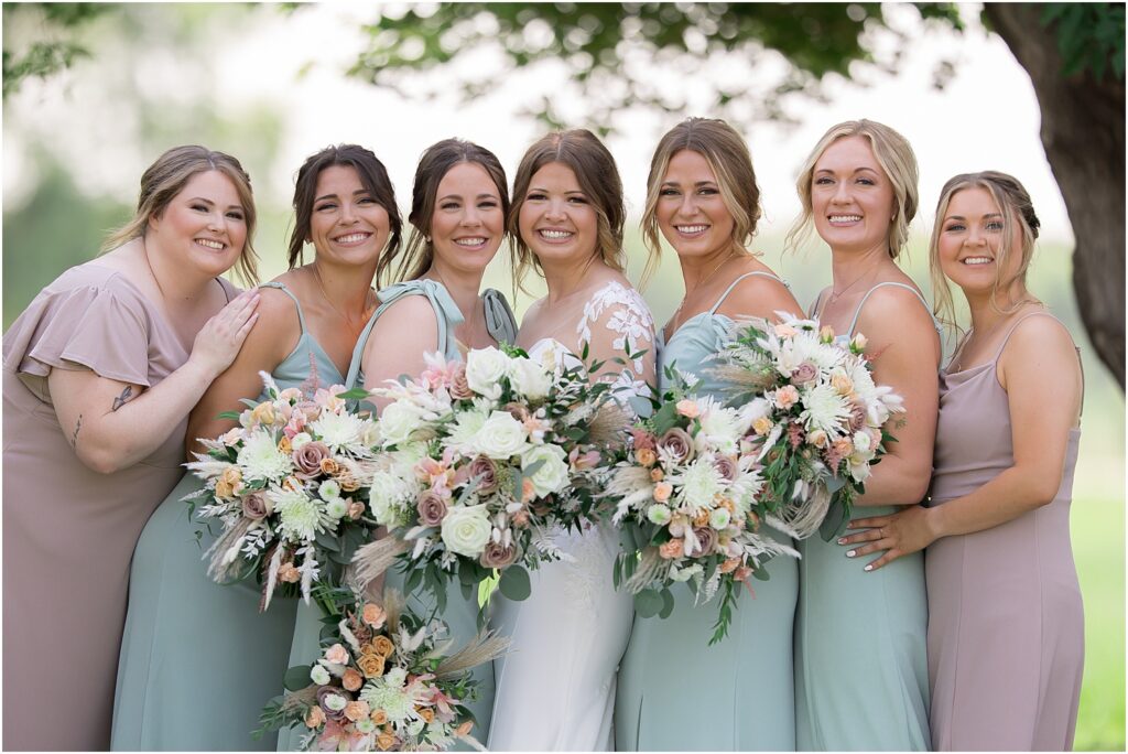 South Dakota Outdoor Wedding - Bridesmaids