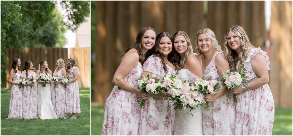 Sioux Falls barn wedding - pink and champage - Summer wedding