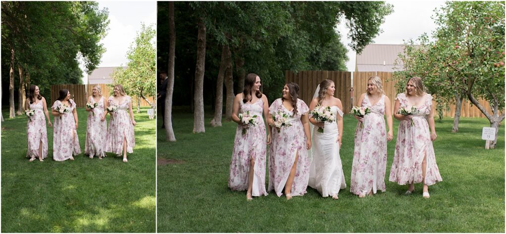 Sioux Falls barn wedding - pink and champage - Summer wedding