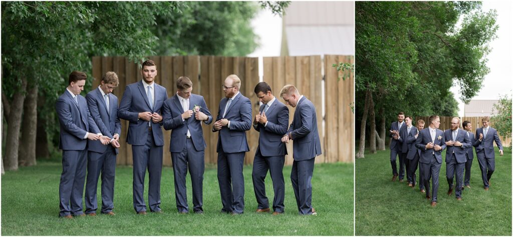 Sioux Falls barn wedding - pink and champage - Summer wedding