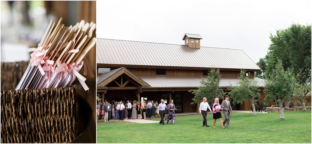 Sioux Falls barn wedding - pink and champage - Summer wedding