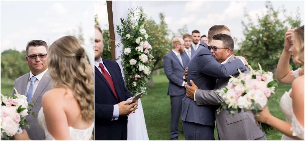 Sioux Falls barn wedding - pink and champage - Summer wedding