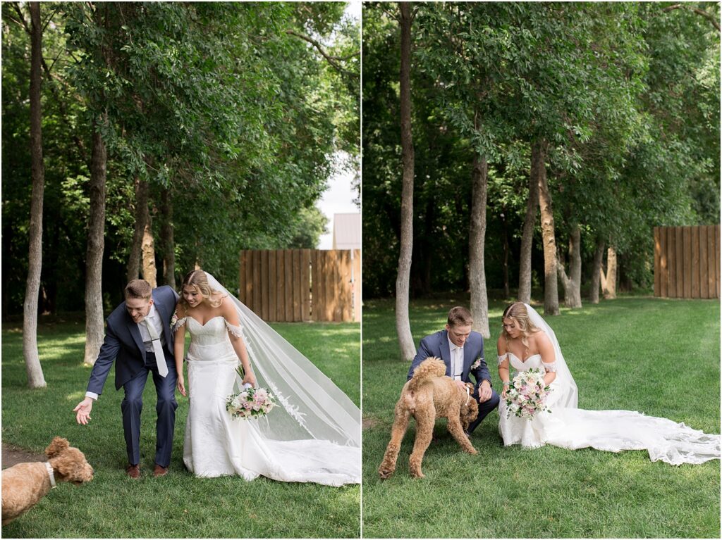 Sioux Falls barn wedding - pink and champage - Summer wedding