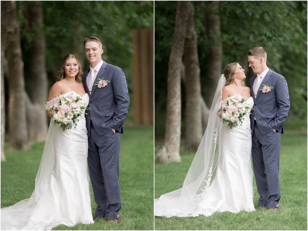 Sioux Falls barn wedding - pink and champage - Summer wedding