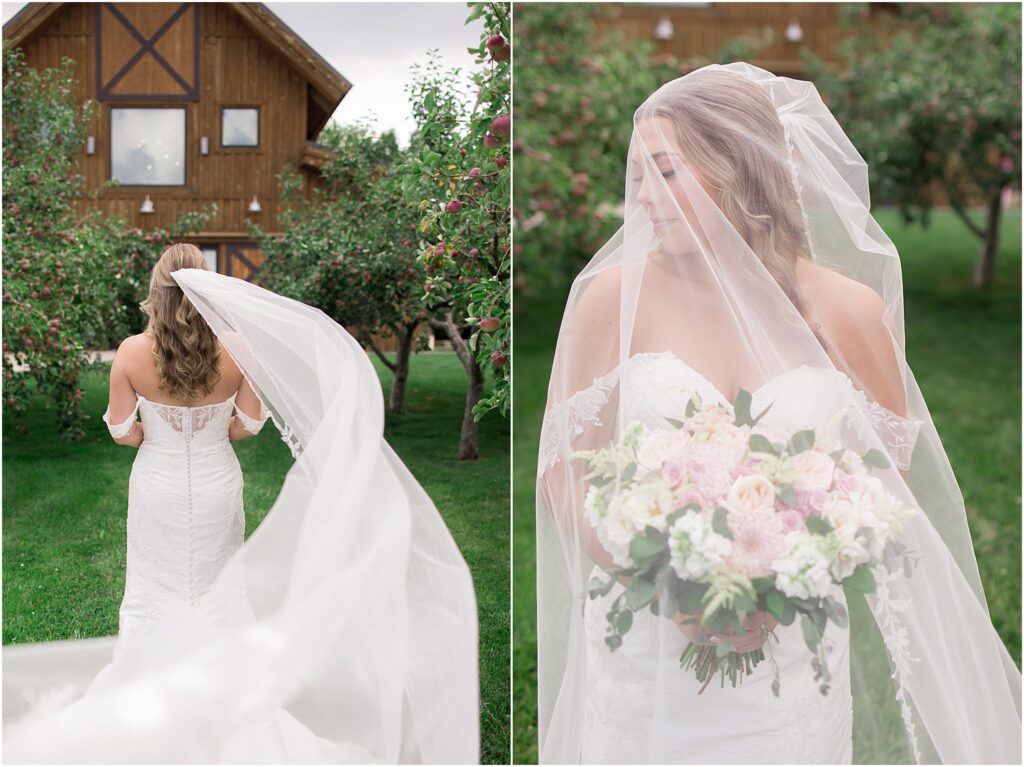 Sioux Falls barn wedding - pink and champage - Summer wedding