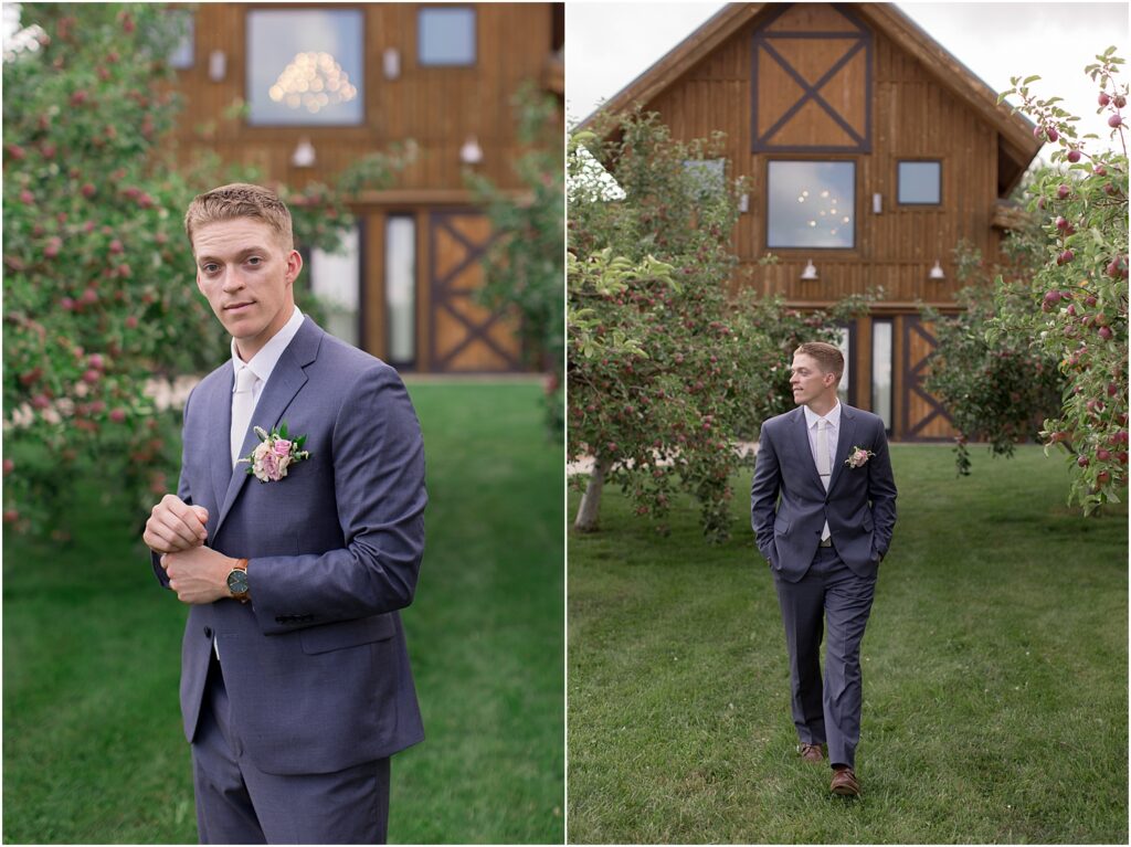 Sioux Falls barn wedding - pink and champage - Summer wedding