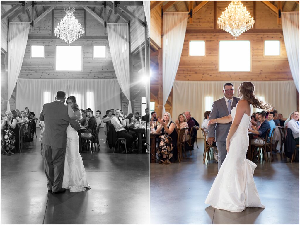 Sioux Falls barn wedding - pink and champage - Summer wedding