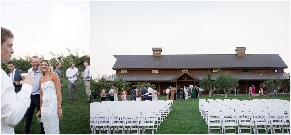 Sioux Falls barn wedding - pink and champage - Summer wedding