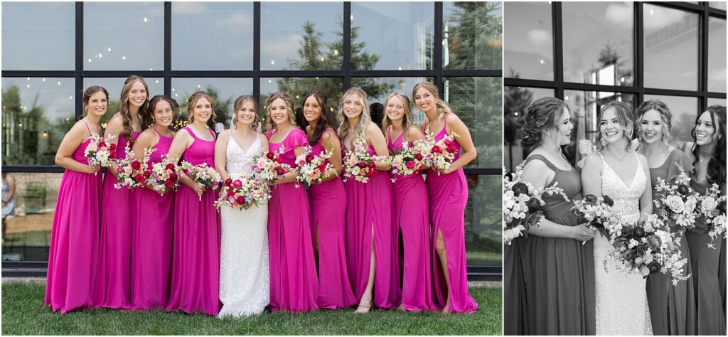 Summer outdoor wedding - Sioux Falls, South Dakota - The Atrium