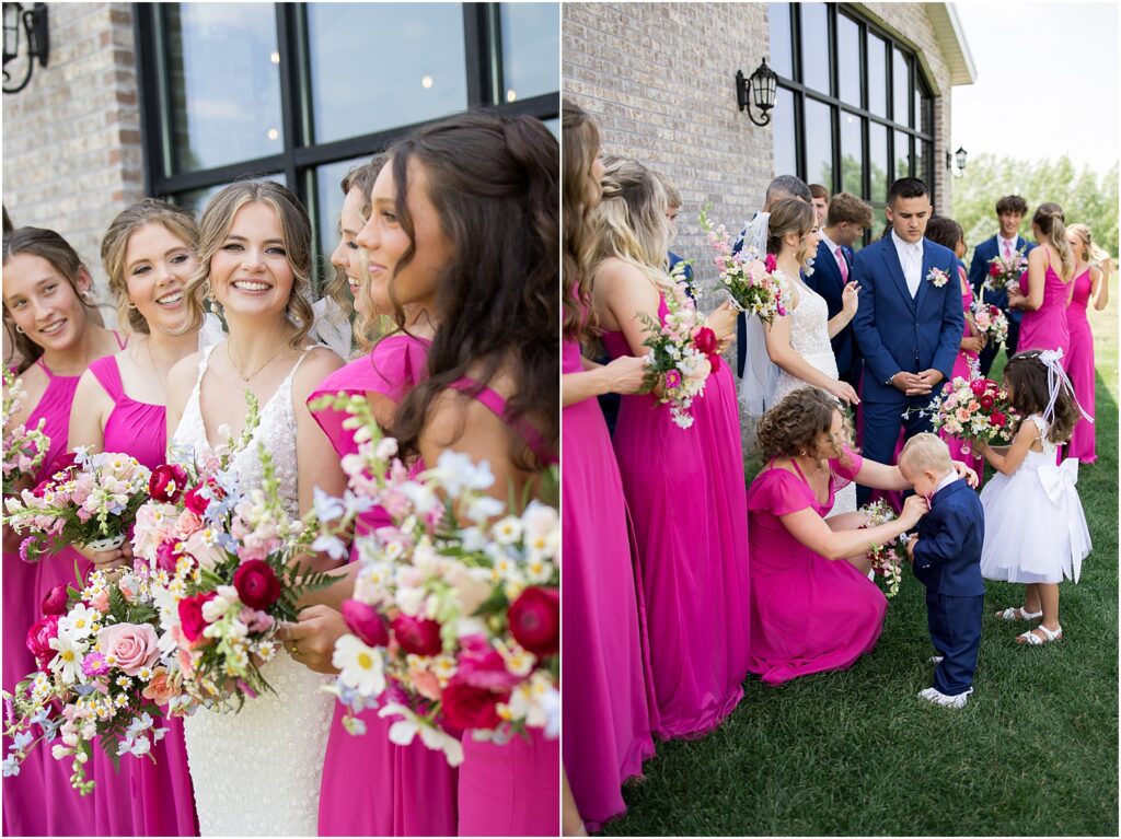 Summer outdoor wedding - Sioux Falls, South Dakota - The Atrium