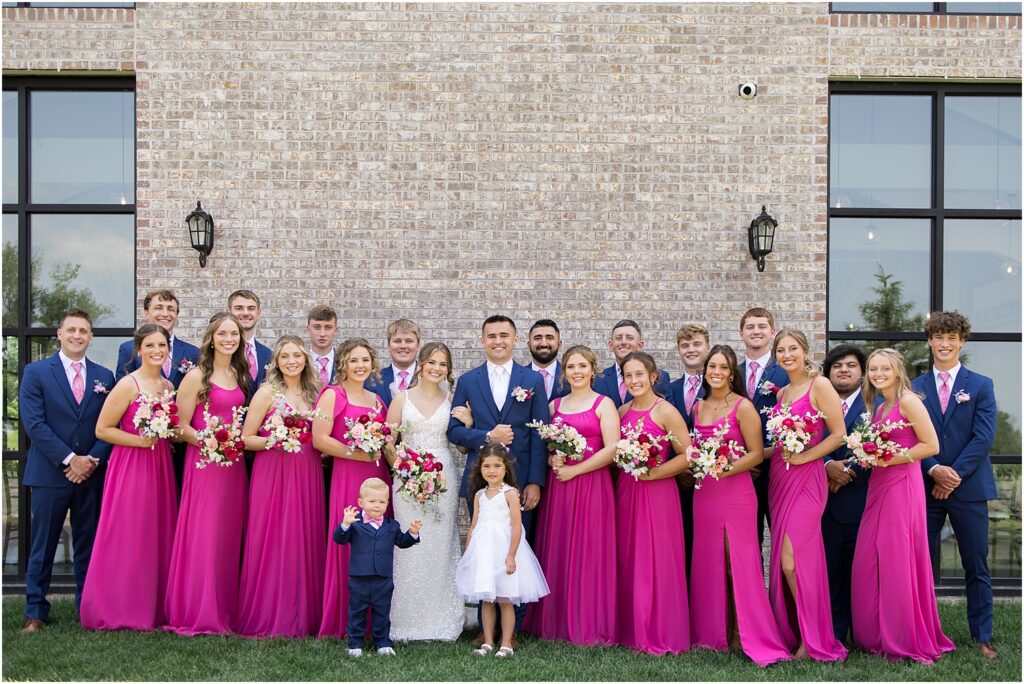 Summer outdoor wedding - Sioux Falls, South Dakota - The Atrium