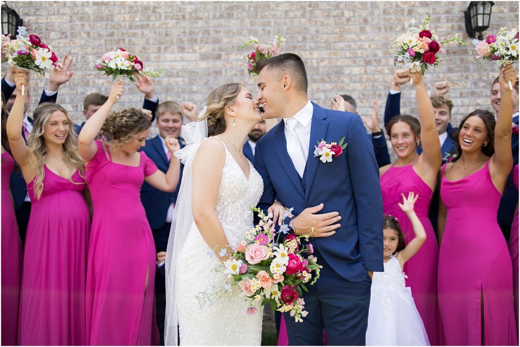 Summer outdoor wedding - Sioux Falls, South Dakota - The Atrium