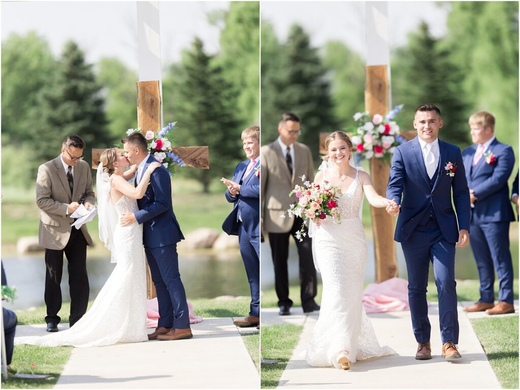 Summer outdoor wedding - Sioux Falls, South Dakota - The Atrium