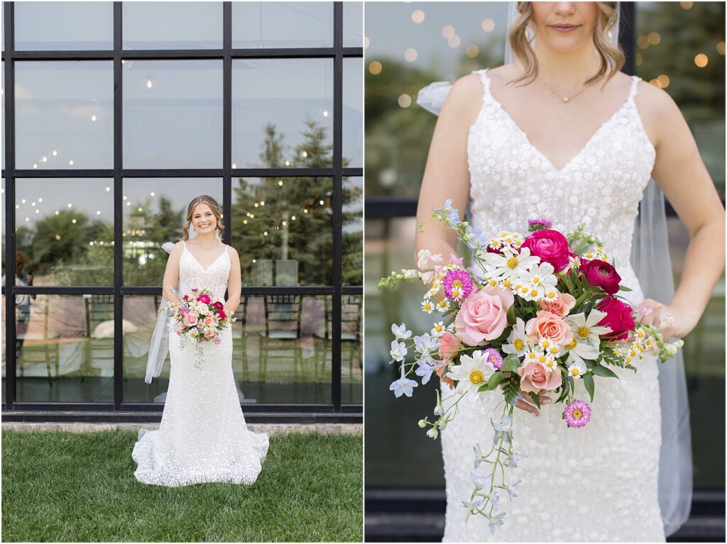 Summer outdoor wedding - Sioux Falls, South Dakota - The Atrium