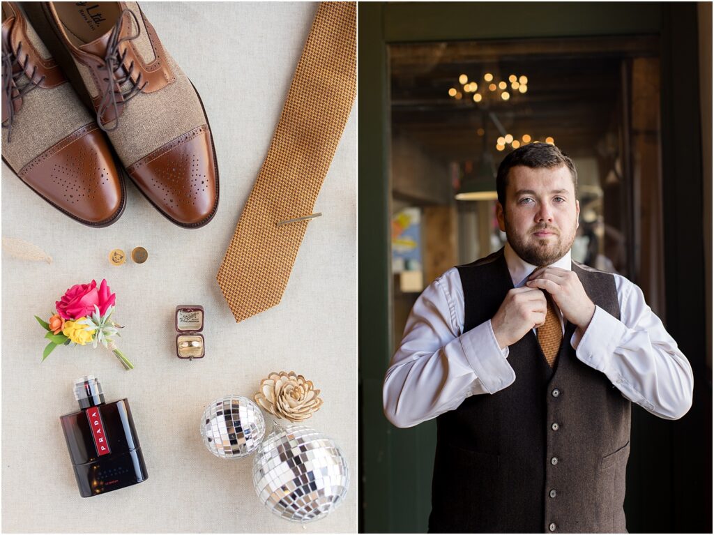 Sioux Falls retro wedding - Downtown Sioux Falls