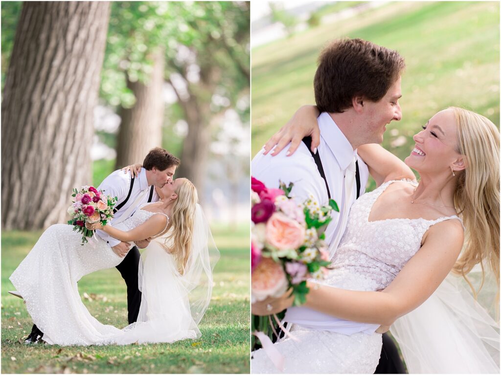 South Dakota Summer River Wedding