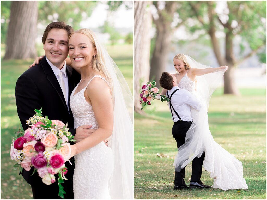 South Dakota Summer River Wedding