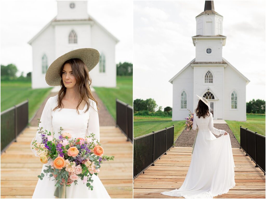 Bridal session at Meadow Barn