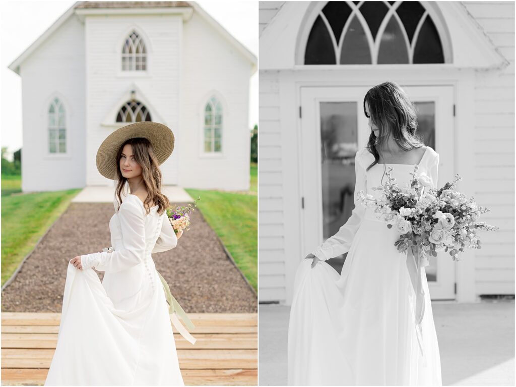 Bridal session at Meadow Barn Sioux Falls SD