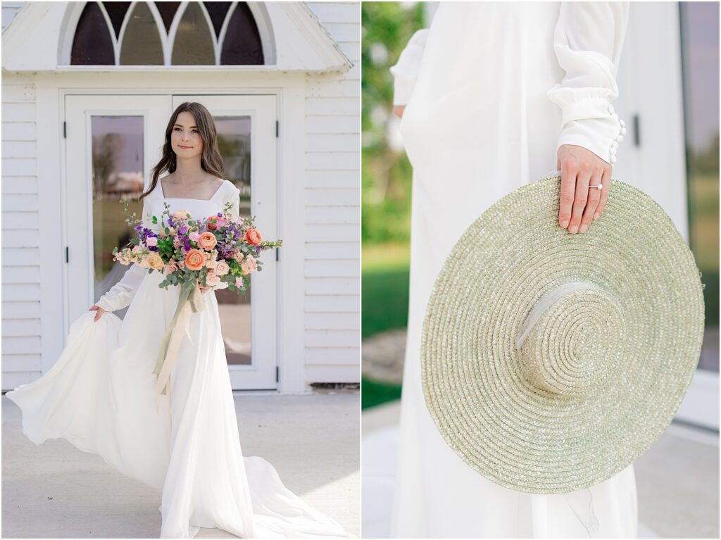 Bridal session at Meadow Barn