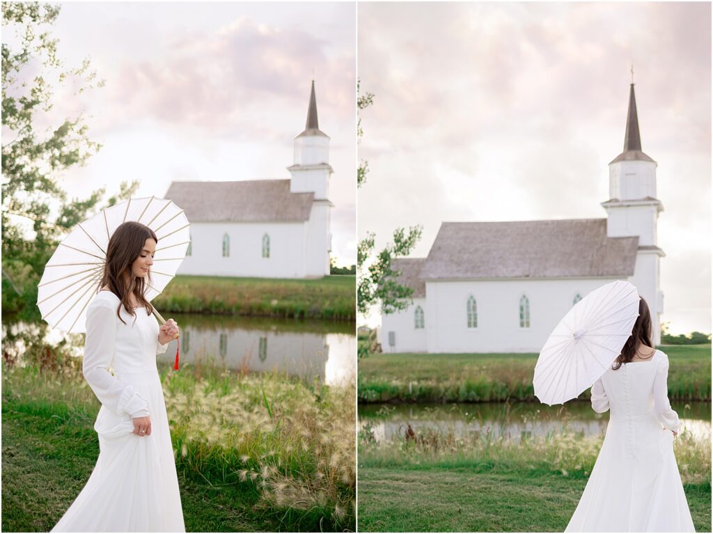 Bridal session at Meadow Barn