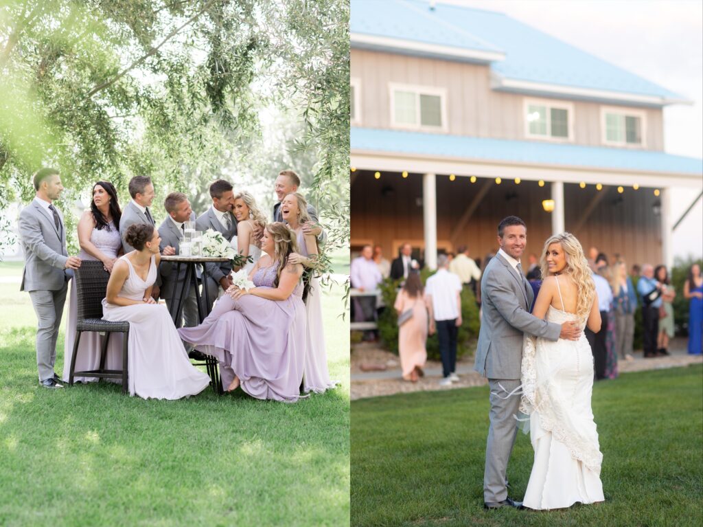 Summer wedding at Blue Haven Barn. Sioux Falls, South Dakota.